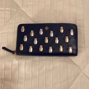 Tory Burch Leather Penguin Wallet